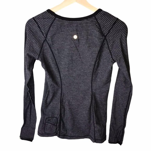 Lululemon Long Sleeve Shirt Sweater Rare Striped 6